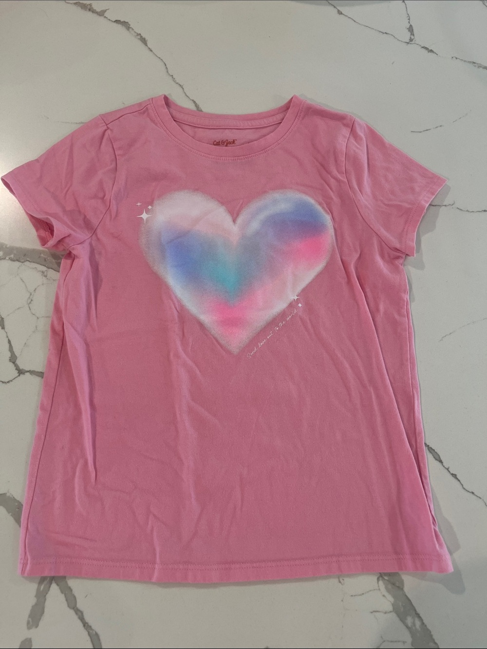 Cat & Jack girls pink shirt